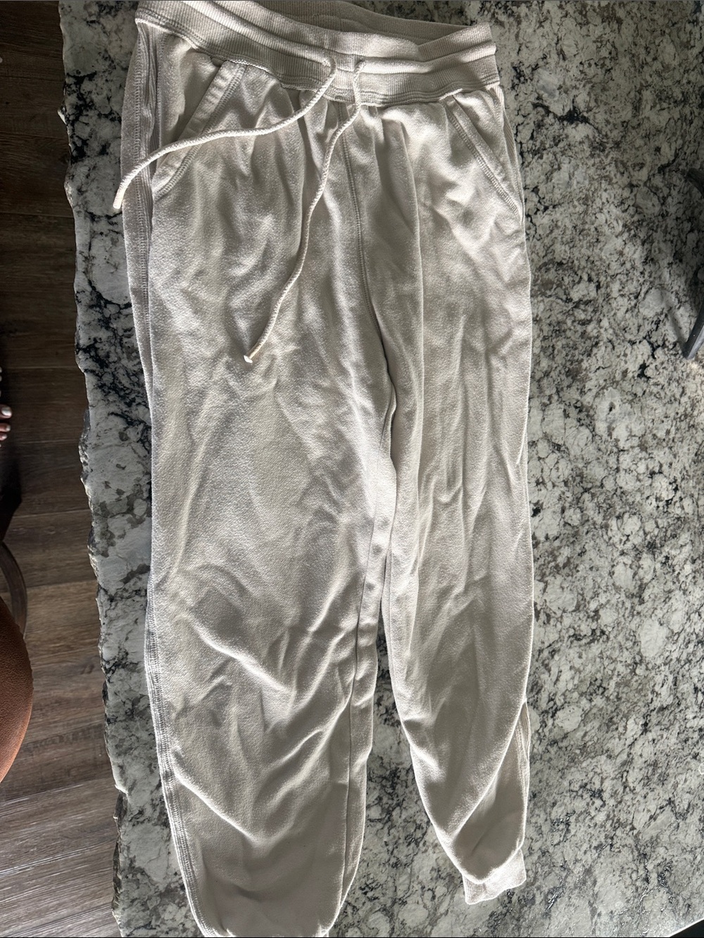 Universal Thread Cream Joggers with Drawstring